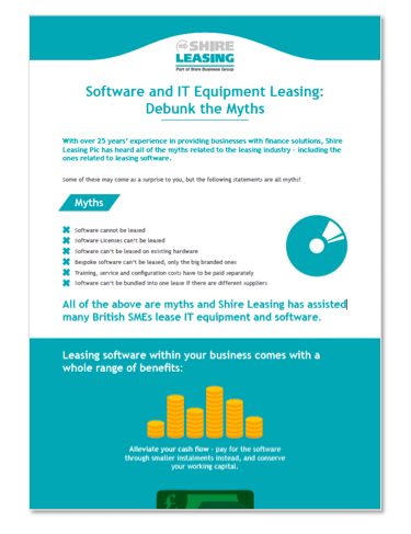 Software and IT equipment leasing myths