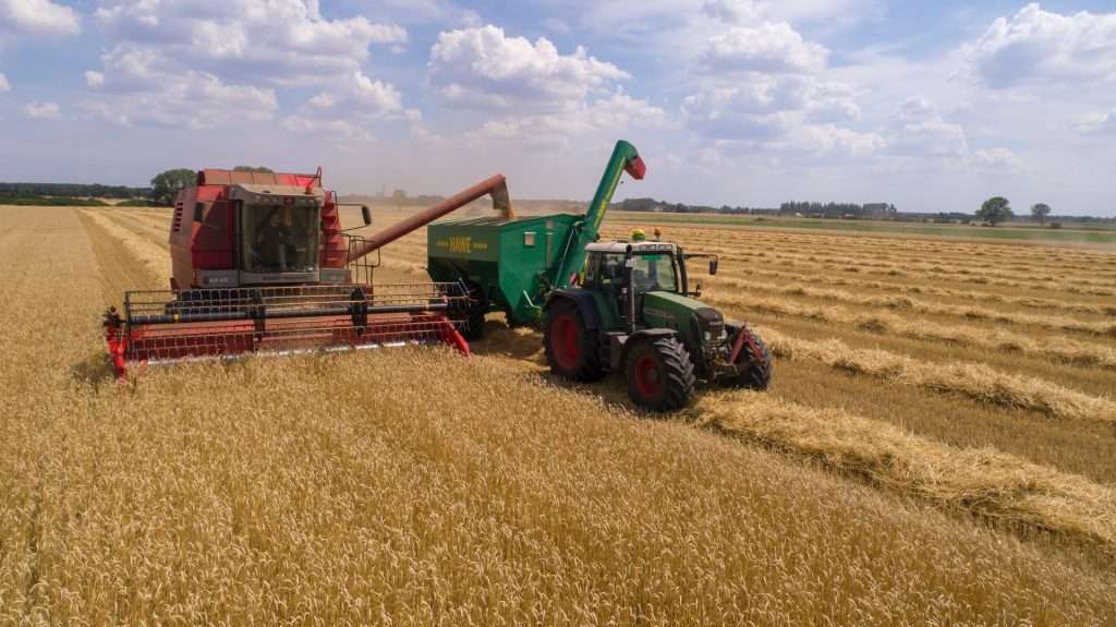 Shire Leasing tractor finance & farm machinery finance vehicle in wheat field